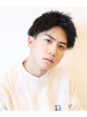 【 Ｉ. 】スーツ　短髪ツーブロック　束感　モテる黒髪　川口