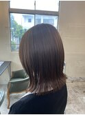 #ミルクティー #ブラウン #赤み消しカラー #ボブ