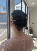 ツインお団子アレンジ