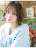 シースルーバング小顔くびレイヤー外ハネロブh3大宮20代30代40代