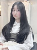 レイヤーカット暗めグレージュケアブリーチダブルカラー