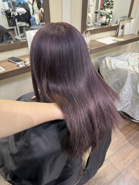 ヘアーアンドメイク ビス(HAIR&MAKE bis) ラベンダーカラー/1bleach~【NOKA】