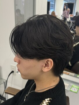 バース 梅田中崎町店(BIRTH) ニュアンスパーマセンターパートシャドーパーマ韓国カルマパーマ