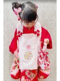 可愛い～♪七五三も最高に可愛く♪着付け/ヘアセットもお任せ♪