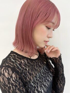 ソア 並木坂(Soa) 韓国ボブ/切りっぱなしボブ/タッセルボブ/透明感カラー/Minori