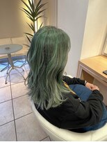 ルージュミュー(ROUGE mieux)&nbsp;白髪ぼかし×セミロング×ハイライト【茗荷谷駅】