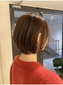 艶カラー×ショートボブ
