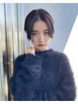 エアー 青山(AIR) 丸みショートシースルーバングくびれショートボブミニボブ