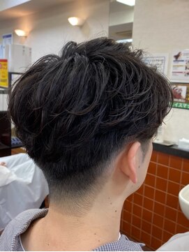 メンズ美容室 タカミ 毛流れ束感フェザーショート