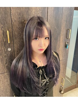 アジールヘア 池袋東口店(agir hair) 人気デザインカラー/ラベンダー/ミルクティーラベンダー/韓国風
