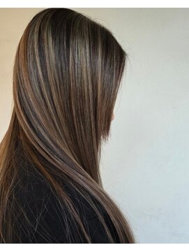 ユウヘアー 大高店(U Hair) 【U Hair】ロングハイライトブレンドカラ/デザインカラー