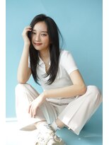 ルフュージュ バイ プロデュース 相模大野店(Refuge by Produce)&nbsp;暗髪/レイヤーカット/長めバング