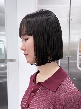 アルバム 渋谷パルコ(ALBUM) ボブグレージュ韓国ヘアくびれミディミディアム_ba564451