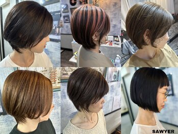 ソーヤ(SAWYER)の写真/【西明石駅/徒歩１分】お洒落に敏感な大人女性が通うsalon☆ニュアンスが大切なショートやラインを大切に◎