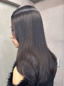 ファビ 渋谷(Fab) くびれヘア/暗めカラー/アプリコットオレンジ/縮毛矯正