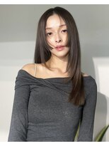 ヴェイン 渋谷(vain)&nbsp;レイヤーカット小顔似合わせ前髪ナチュラルワンカール美髪艶髪