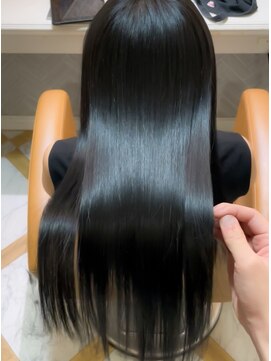 ロンド 銀座(Lond) Shina★ 黒髪ココアベージュ小顔レイヤー髪質改善縮毛矯正20