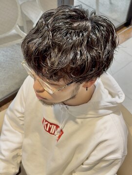 カインド 南青山(hair&make up KIND) 波巻きスパイラルメンズマッシュツーブロック