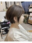 【ふわっと柔なかなかショートヘア】ハンサムショート マッシュ