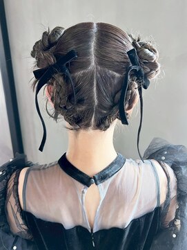 シオン(shion) ミディアム大人ガーリーおくれ毛前髪カット_ba575302