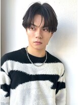 カバーヘア ブリス 北浦和(COVER HAIR bliss)&nbsp;メンズ前髪パーマ◎リバースセンターパート/イメチェンp北浦和