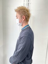 ミュー(Mu)&nbsp;スパイキーショート　ミルクティーブロンド