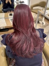 アース 高円寺店(HAIR & MAKE EARTH) チェリーレッド〔@x__xrn03 〕
