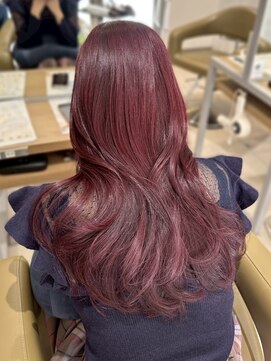 アース 高円寺店(HAIR & MAKE EARTH) チェリーレッド〔@x__xrn03 〕
