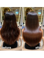 アース 渋谷店(HAIR&MAKE EARTH) 艶髪ロング縮毛矯正