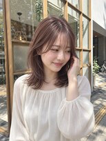 クシェル バイ リリア(kuschel by LILIA.)&nbsp;シースルーバングの柔らかミディ