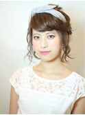 フレンチフリルボブ~ターバン小顔アレンジ★~【茶屋町】