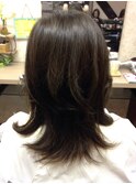 サラ艶美髪☆彡外ハネ鎖骨ミディ