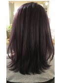 パープル　外国人風　担当加藤　【十条　美容室　リコモ】