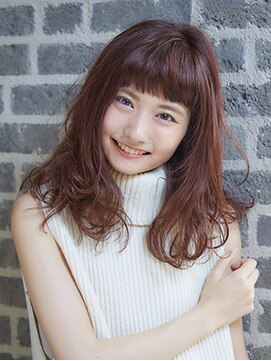 トップヘアーヒルズ 安城(TOP HAIR HILLS) コーラルカラーで艶と女らしさを♪/ニュアンスカラー