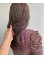 ヘアメイク オブジェ(hair make objet)&nbsp;韓国スタイル 韓国ヘア インナーカラー