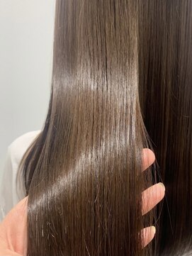 ビューバイネオリーブ 用賀店(Beau'r by neolive) グレージュカラーボブウルフ黒髪ココアベージュ