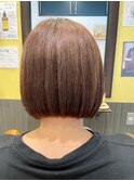 前下がりミニボブ