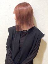 フェール(faire)&nbsp;ハイトーンボブ　orange beige