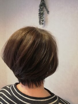 アフィックスヘア 新小岩(affix hair) 大人ショートボブ×ダークブラウン