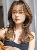 【白川】20代30代40代シースルーバングパールグレー23.2.15