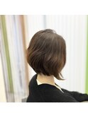 前下がりふんわりボブ