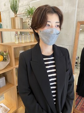 ノイ(noii) センターパート/暖色/ウルフ