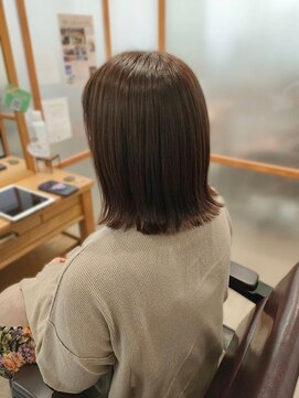 エルベ 内原店(elve) ボブ×ベージュハイライト