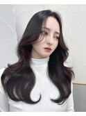 韓国ヘア/レイヤー/顔周り/レイヤーボブ/韓国ボブ/艶カラー