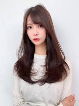 マシェリー バイ ロンド 金山(Ma cherie by Lond) 前髪顔周りレイヤーカット×エアリーロング×美髪髪質改善