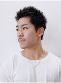 短髪アッシュブラックノンジアミンカラー_ba484571