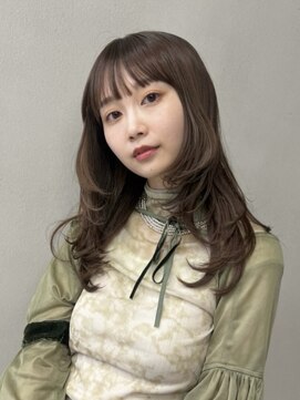 バサ 江古田店(BASSA) レイヤーカット/ミディアムレイヤー/ベージュカラー