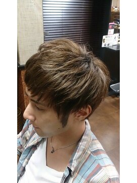 アンククロス 那覇店 ショートアッシュカラー