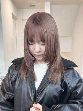 ミーム 原宿 表参道(meme) ☆ハイトーンブリーチミルクティーカラーホワイトベージュカラー