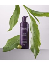 悩みに合わせた10種以上のAVEDAのシャンプー。機能性と美しいアロマを兼ね揃えたオーガニックケア体験。